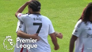 Raul Jimenez tucks away Fulhams opener against West Ham  Premier League  NBC Sports [upl. by Gerik]