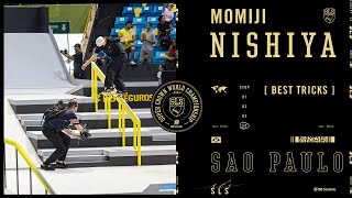 Momiji Nishiyas 2nd Place Finish  2023 SLS Super Crown  Best Tricks [upl. by Wehrle]