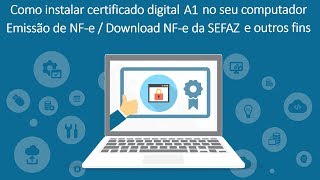 Como Instalar o Certificado Digital A1 no seu computador [upl. by Maddis591]