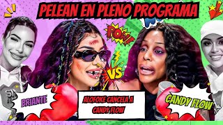 Candy Flow le Entra a Briante y Barre el Piso con ella en Pleno Programa en vivo 😱 [upl. by Ydaj]