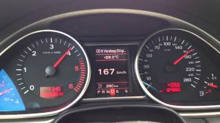 Audi Q7 30 Tdi acceleration 0200 [upl. by Macfarlane735]