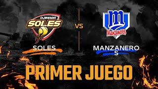 Juego 1  Jornada 3  Campeonato Estatal 2024  Soles Vs Manzaneros  JB Multimedia [upl. by Arek273]