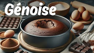 Génoise au chocolat  Méthode CAP Pâtisserie [upl. by Syck244]