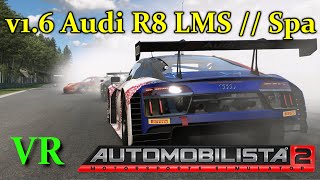 First Race in 16 Audi R8 LMS  Spa  Automobilista 2 VR [upl. by Elvia]