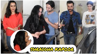 Shraddha Kapoor Padmini Kolhapure  Sanjay Kapoor  Shanaya Kapoor post watching Stree 2 in Juhu [upl. by Yrocal894]