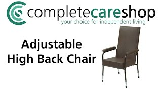 Adjustable High Back Chair [upl. by Okramed]