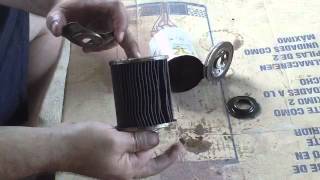 Promotive Oil Filter  USED OPEN UP [upl. by Gayelord]