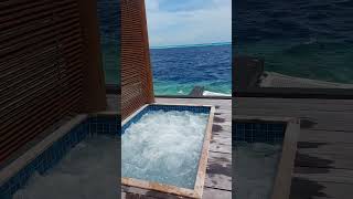 cinnamon velifushi maldives sunset water bungalow with jacuzzi 2024 maldives [upl. by Lepine]