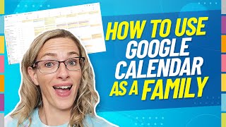 How to Setup A Google Family Calendar for the Ultimate Family Planner [upl. by Aibar217]