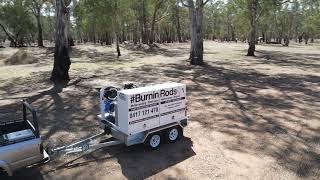 BurninRods Mobile Welding Trailer Setup [upl. by Llerad]