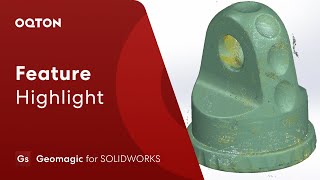 Process and edit point clouds amp meshes – Geomagic for SOLIDWORKS  Feature Highlight [upl. by Anaujait898]