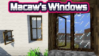 ОКНА МОД В МАЙНКРАФТ Macaws Windows ОБЗОР МОДОВ 60 [upl. by Aibonez252]