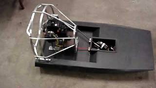 First run RC Airboat quotVelocityquot [upl. by Newhall242]