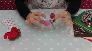 Make a Cath Kidston Festive Stan Christmas Decoration [upl. by Nnaassilem765]