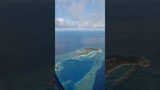 Beauty of Maldives 🇲🇻 😍 Maldives Maldivesairport views indianocean bluesea islands windowview [upl. by Nylassej]