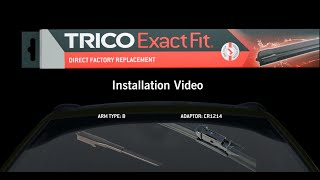 Trico Exact Fit Kit Installation Video  Pinch Tab Wiper Arm [upl. by Aeniah959]