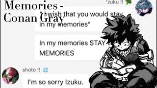 memories  Conan gray mha lyric not prank Read desc [upl. by Sillihp]