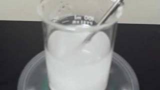 Dissolving Calcium Chloride An Exothermic Process [upl. by Aubyn]