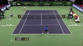 Atp shanghai 2012  Federer vs Murray semifinal HD [upl. by Enyar]