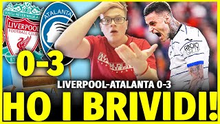 😭 HO I BRIVIDIIIII LIVERPOOLATALANTA 03 GRAZIE DA ITALIANO MIRACOLO AD ANFIELD PAZZESCO‼️ [upl. by Orpha]