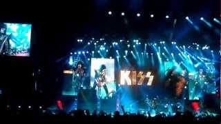 Kiss  live in Adelaide 2013  Opener  Clipsal 500 V8 Supercars [upl. by Eirahcaz]