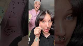 TURNING MY SISTER INTO BILLIE EILISH EXTREME FAIL transformation grwm [upl. by Nalim]