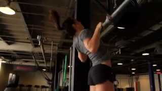 CAMILLE LEBLANC BAZINET SETS CROSSFIT FRAN LADDER RECORD [upl. by Ardnod]