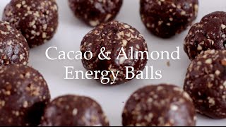 Deliciously Ella  Cacao amp Almond Energy Balls [upl. by Dihgirb205]