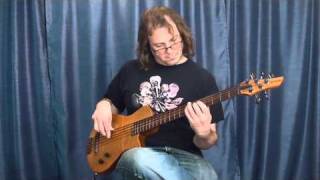 Veillette Minotaur High 5string Bass  Kyle Esposito [upl. by Semreh954]