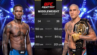 Israel Adesanya vs Alex Pereira Full Fight  UFC 5 Fight Night [upl. by Bullard]