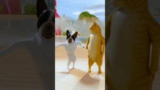 Cat Vs Dog Dance Practice shorts viral shorts youtubeshorts [upl. by Sremlahc]