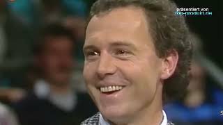 Einfach wunderbar diese Erinnerung Franz Beckenbauer amp Harry Valerien 1985 im aktuellen Sportstudio [upl. by Lasser843]