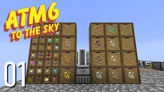 All The Mods 6 To The Sky Episode 1 A Classic Skyblock Start [upl. by Alleras280]