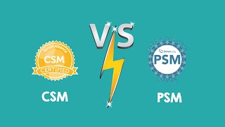 PSM vs CSM  Certified Scrum MasterCSM®️ vs Professional Scrum MasterPSM  Leanpitch [upl. by Samoht]