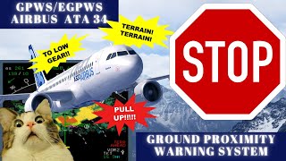 🌋GPWSEGPWS Sistema de Alerta de Proximidad al Terreno A320 ATA 34 Ground Proximity Warning System [upl. by Erodavlas]