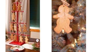 Real gingerbread Cookie Christmas Ornament Tutorial [upl. by Follmer382]