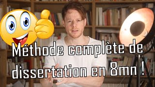 Méthode dissertation de philo en 8mn [upl. by Blainey]