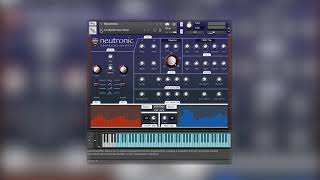 Neutronic  Analog Synth Kontakt Library First Look [upl. by Ahtiekal116]