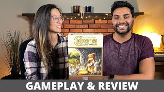 Caverna The Cave Farmers  Playthrough amp Review Uwe Rosenberg Series [upl. by Aihset278]