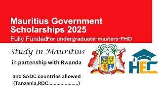 IGA KUBUNTU MURI MAURITIUS STUDY IN MAURTIUS FOR FULFUNDED SCHOLARSHIP UNDERGRADUATEMASTERSPHD [upl. by Ijuy]