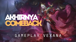 Comeback Gila Vexana amp Tim Bertahan dan Gempur Balik  Mobile Legends [upl. by Aynekat]