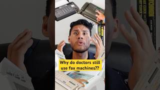 Why do doctors still use fax machines health fyp annoying 80s [upl. by Relyhcs]