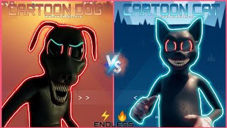 Cartoon Cat Bad Karma Vs Cartoon Dog Nightmares Song Tiles Hop quotEndless Modequot Linux Fun [upl. by Sundstrom502]