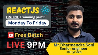 Learn ReactJS from Scratch  Live Basics Class Class 2 [upl. by Aisa]