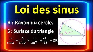 LOI des SINUS  La loi des sinus [upl. by Naginarb]