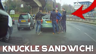 UNBELIEVABLE UK DASH CAMERAS  Road Rage Man Gets Punched in Face Dangerous Drivers Overtake 82 [upl. by Suoivatnod]