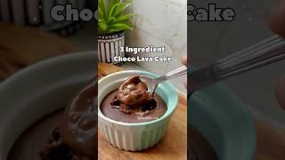 3 ingredient Choco Lava Cake 😍 [upl. by Sillig]