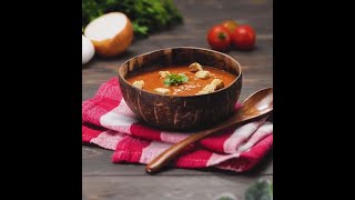 Easy tomato soup recipe in the air fryer  the perfect lunch [upl. by Airegin896]