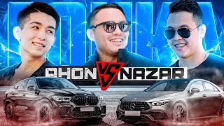 ГОНКА АХОН vs НАЗАР  CLA 45 AMG VS BMW X6M [upl. by Washburn]