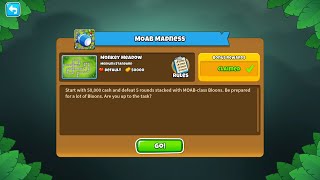 Easy Moab Madness BTD6 Walkthrough [upl. by Coralie]